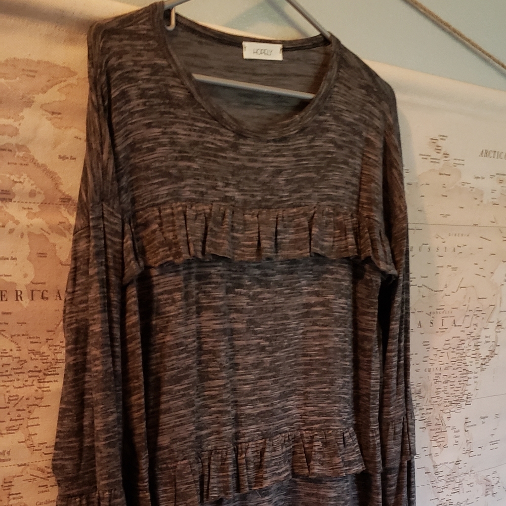 Slub multi tier top